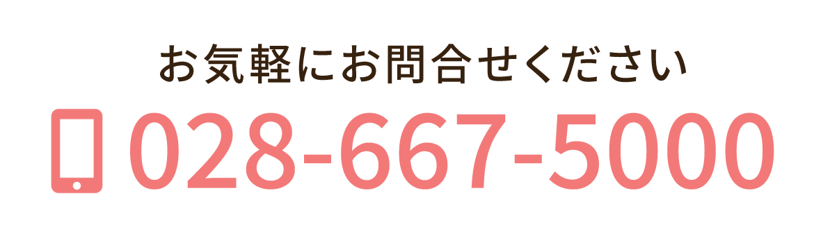 お問合せ：028-667-5000